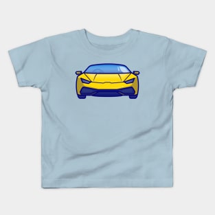 Sport Car Cartoon Kids T-Shirt